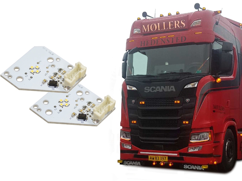 Scania R-S serie Oranje LED DRL vervanging