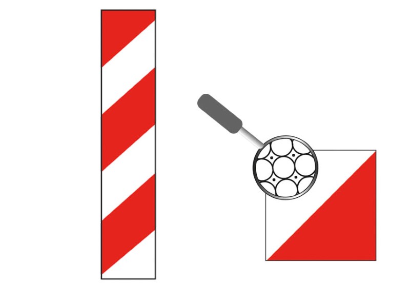 Containermarkering, set 2 borden