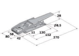Klepsluiting model Tico L9