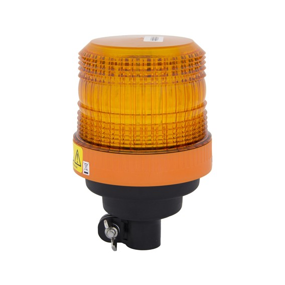 Flitslamp Xenon oranje flex. opsteek 12/24V