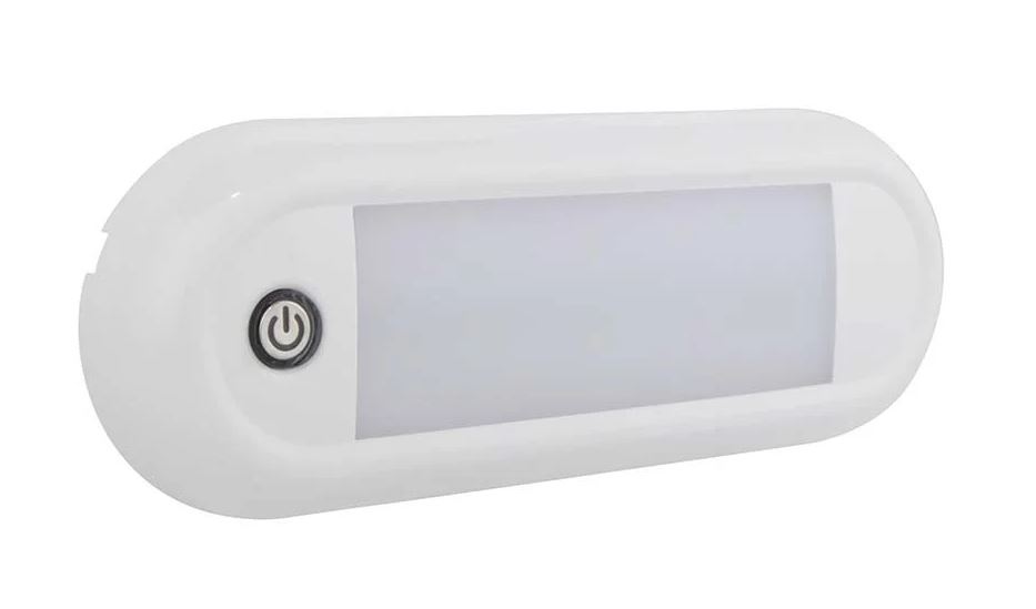 Binnenverlichting led ovaal met touch-schakelaar 18cm 12/24V