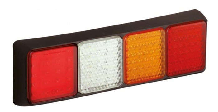 Achterlicht 4-kamer rem/achter/knipper/achteruit/mist 80 LED Autolamps 12/24V