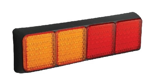 Achterlicht 4-kamer rem/achter/knipper 80 LED Autolamps 12/24V