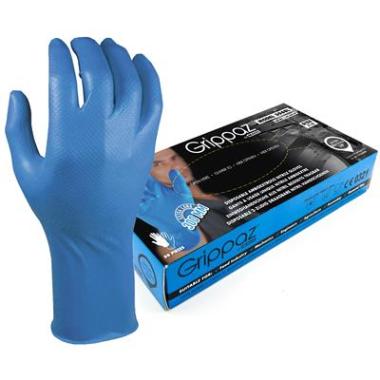 50 stuks Werkhandschoen M-Safe Grippaz Nitril blauw