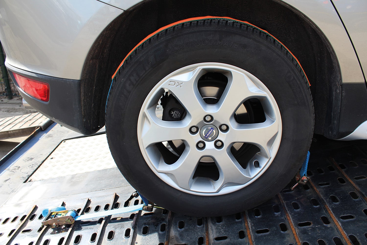 Spanband 50 mm 4,5M type D autotransport met anti slip