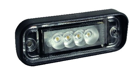 Kentekenlamp Hella inbouw led 24V