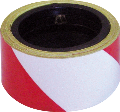 Reflecterende tape rood/wit L=3m B=30mm