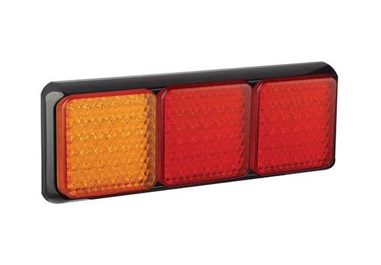 Achterlicht 3-kamer rem/achter/knipper 80 LED Autolamps 12/24V
