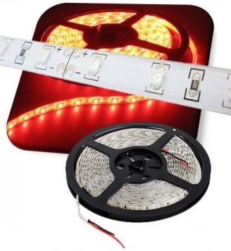 Waterproof ledstrip 10 mm rood 5M 24V