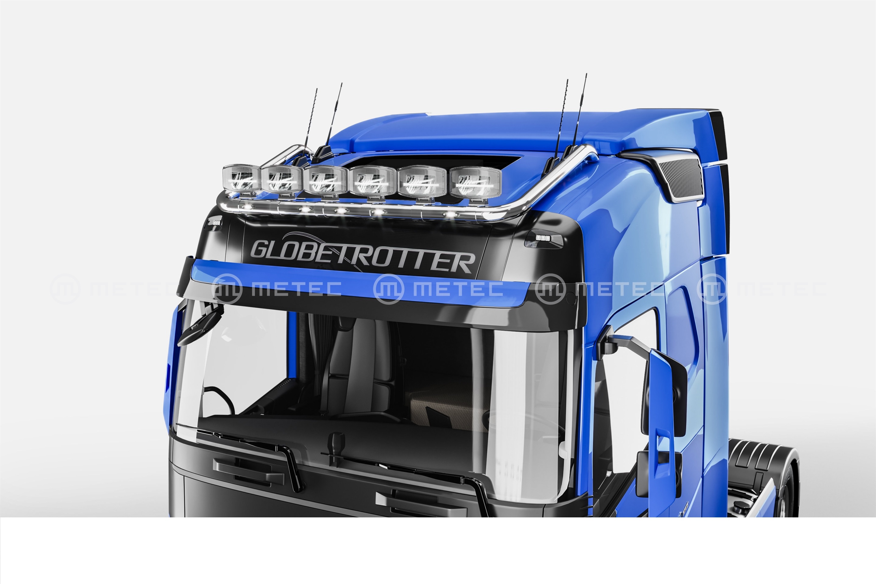 Lampenbeugel dak Volvo FH vanaf 2013 globetrotter cabine Wide