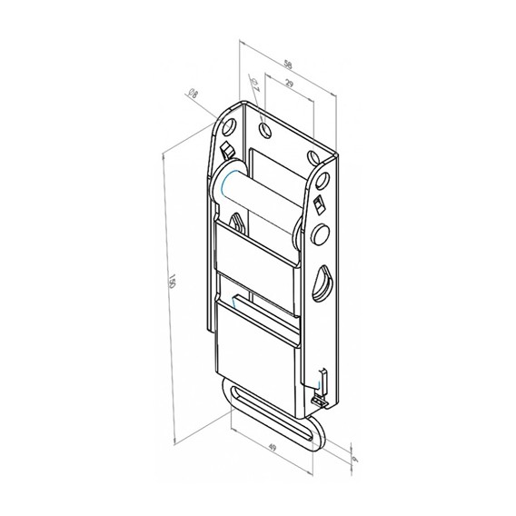 Buckle RVS trekgesp