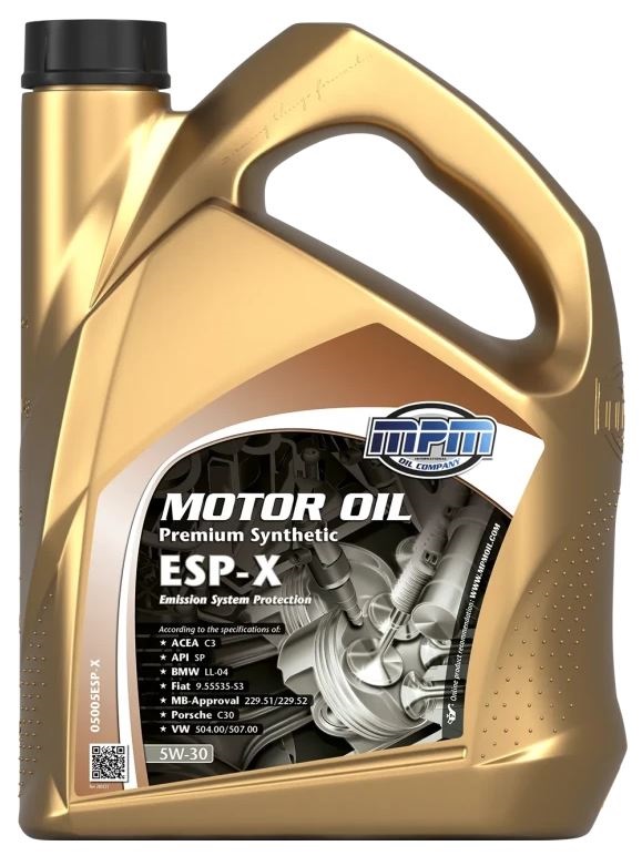 Motorolie Premium synthetic ESP-X, 5 liter
