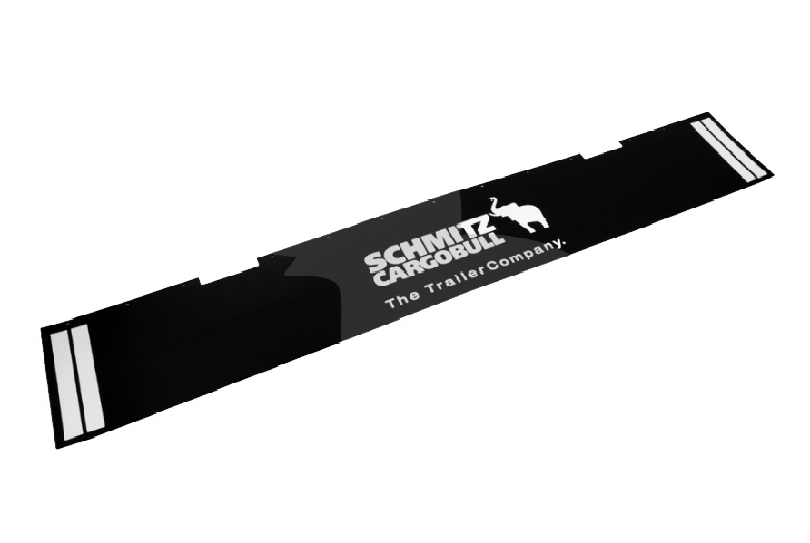 Spatlap met opdruk Schmitz Cargo Bull logo