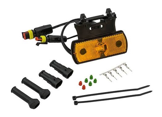 Zijmarkeringslamp Aspock Unipoint II LED clips 24V