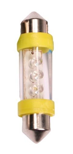 Led buislamp Aspock geel 36 mm, 2 stuks