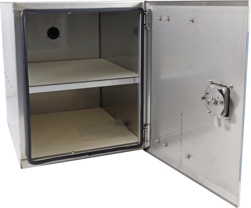 Gereedschapskist RVS 600x500x600 met 2 vlonders