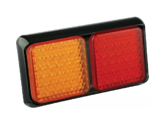 Achterlicht 2-kamer achter/knipper 80 LED Autolamps 12/24V