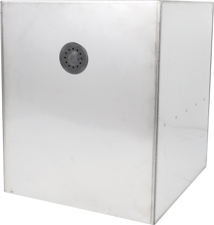 Gereedschapskist RVS 600x500x600 met 2 vlonders