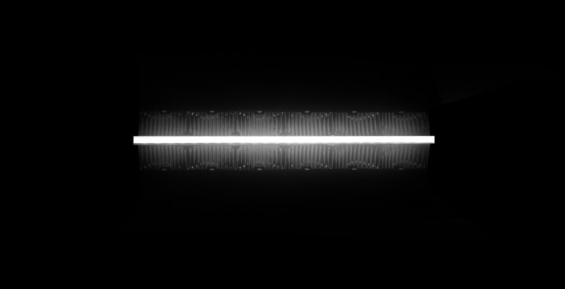 Light bar verstraler met wit positielicht 32cm E-keur 12/24V