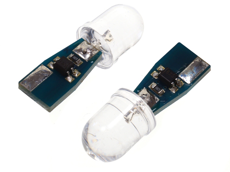 Led positielamp set Rood 10mm 12/24V, 2 stuks