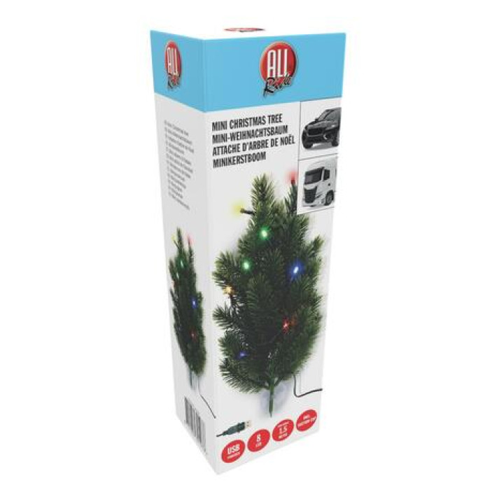Kerstboom mini met USB voor in de vrachtwagen cabine 