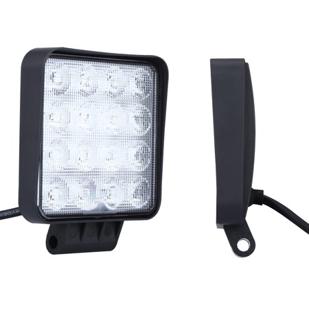 Werklamp led 48W 12/24V grafeen