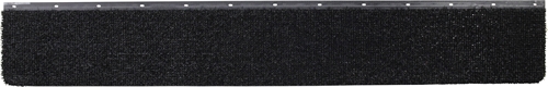 Bumper spatlap zwart met anti-spray 2500 x 390