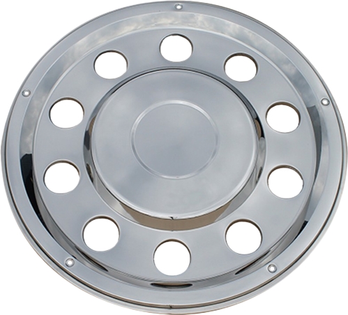 Wieldop RVS achterzijde 22,5" set van 2 stuks