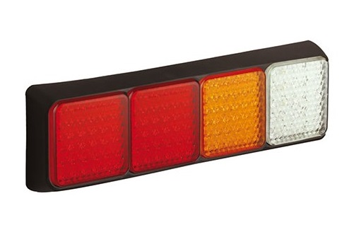 Achterlicht 4-kamer rem/achter/knipper/achteruit 80 LED Autolamps 12/24V